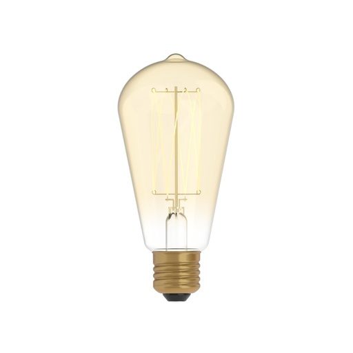 [DAY-700431.00A] DAYLIGHT 700431.00A | LED CARBON VINT FIL CROSS SPIRAL ST64 220/230V 7W 640LM E27 GOLD 2700K DIM C54