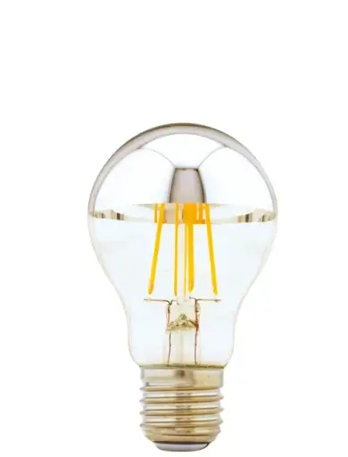 [DAY-700200.0DA] DAYLIGHT 700200.0DA | LED DL FIL A60 CUP ARGENTO 7W E27 2700K HALF SILVER DIM