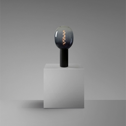 [DAY-810047.00A] DAYLIGHT 810047.00A | LAMPADA TAVOLO NERA EGG BLACK-TRASP