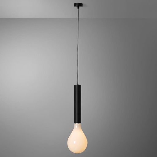 [DAY-810028.00A] DAYLIGHT 810028.00A | PENDEL TUBOSA BLACK LUCE A165 MILKY