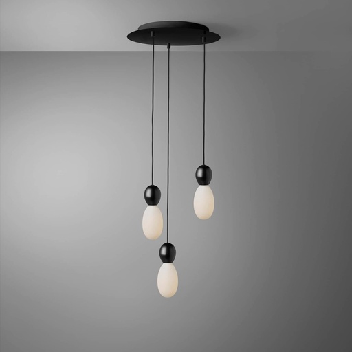 [DAY-810152.00A] DAYLIGHT 810152.00A | ROMA PENDEL 3 CADUTE BLACK MA BLACK MAMMAMIA POR