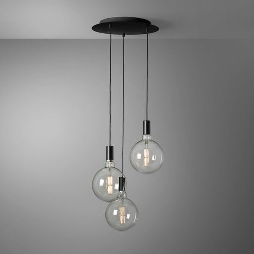 [DAY-810002.00A] DAYLIGHT 810002.00A | KIT ROSONE 3 CADUTE BLACK G200 LUCE TRA