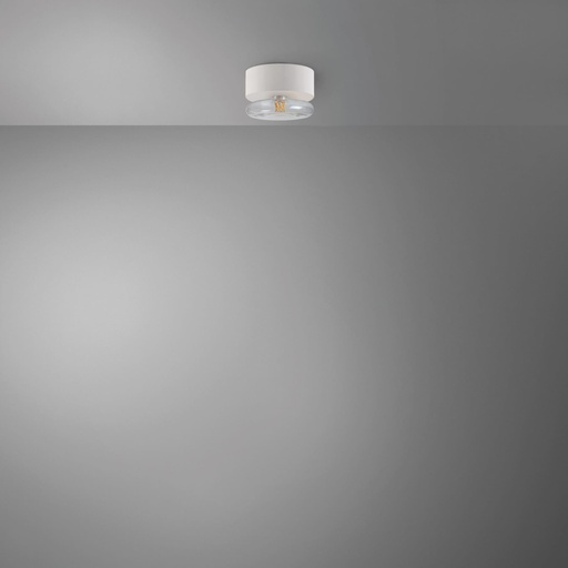 [DAY-810177.00A] DAYLIGHT 810177.00A | KIT ROSONE GIOCONDA WHITE E27 170XH80MM DASH D170 CLEAR