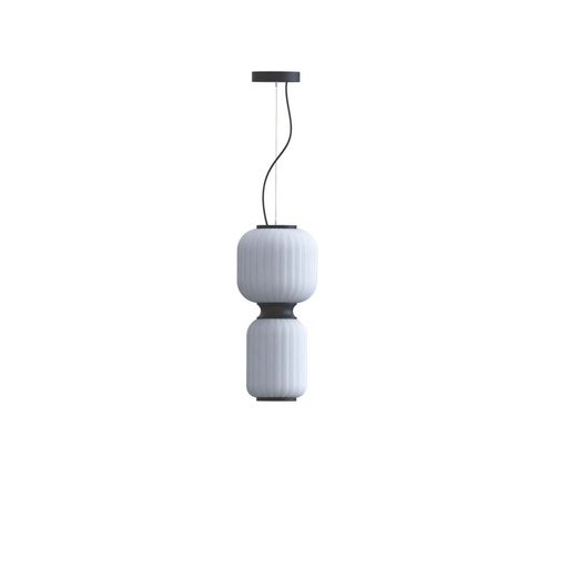 [ROB-12281] ROBIN 12281 | WHITEBERRY PENDANT ECHO - MATTE BLACK - 2700°K