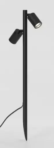 [AST-1372019] ASTRO LIGHTING 1372019 | DARTMOUTH SPIKE 900 TWIN - TEXTURED BLACK