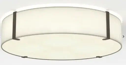 [AST-5042018] ASTRO LIGHTING 5042018 | ELBA ROUND 600 - WHITE FABRIC 