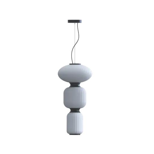 [ROB-12427] ROBIN 12427 | WHITEBERRIES PENDANT TRIO - BLACK - 2700°K