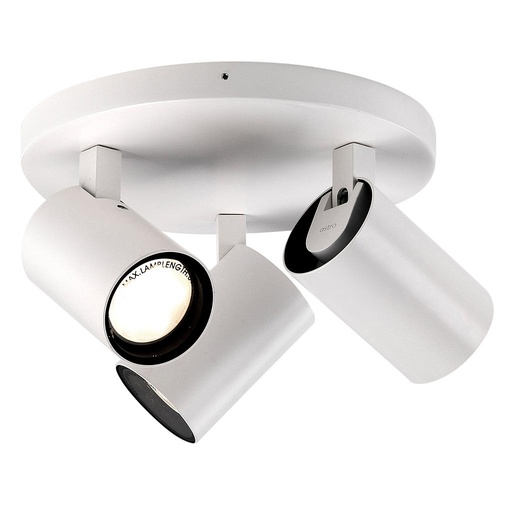 [AST-1393002] ASTRO LIGHTING AQUA TRIPLE ROUND FINISH: MATT WHITE - 1393002