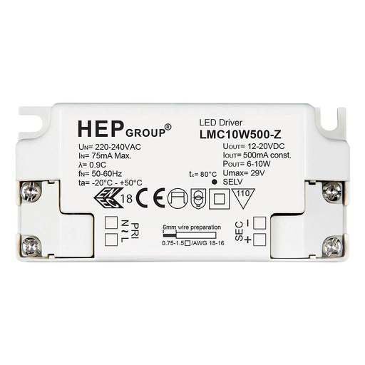 [AST-6008022] ASTRO LIGHTING 6008022 | LED DRIVER CC 700MA 6-10W IP20