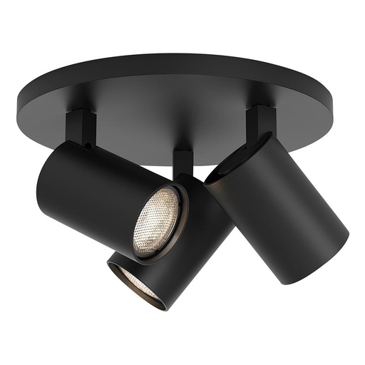 [AST-1286082] ASTRO LIGHTING 1286082 | ASCOLI TRIPLE ROUND MATT BLACK IP20