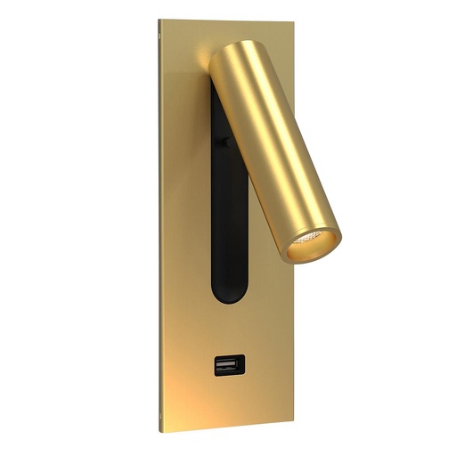 [AST-1215103] ASTRO LIGHTING 1215103 | FUSE 3 USB MATT GOLD IP20