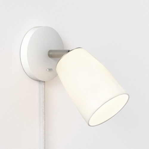 [AST-1467007] ASTRO LIGHTING 1467007 | CARLTON WALL PLUG-IN MATT WHITE IP20