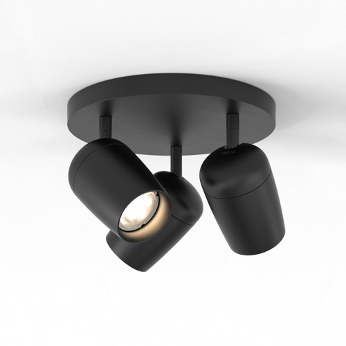 [AST-1478005] ASTRO LIGHTING 1478005 | KOTO TRIPLE ROUND - MATT BLACK