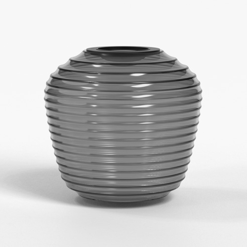 [AST-5039004] ASTRO LIGHTING 5039004 | NARA TAPER RIBBED GLASS - SMOKE