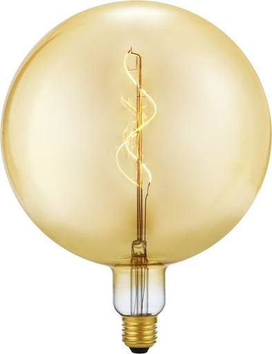 [SPL-LS023847005] SPL LIGHTING LS023847005 | LED E27 SLIM FLEX FILA GLOBE G200X261 470LM 5W 922 AC GOLD DIM