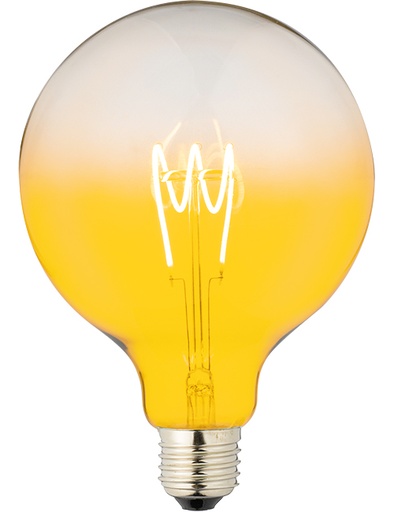 [SPL-LF023925005] SPL LIGHTING LF023925005 | LED E27 FILAMENT FLEX TR GLOBE G125X180MM 230V 140LM 4W 360° AC YELLOW DIMMABLE