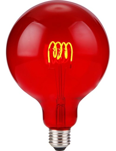 [SPL-LX023912502] SPL LIGHTING LX023912502 | LED E27 FILAMENT FLEX TR GLOBE G125X180MM 230V 60LM 4W 360° AC RED DIMMABLE