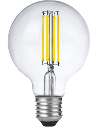 [SPL-LX023815552] SPL LIGHTING LX023815552 | LED E27 FILAMENT GLOBE G80X120MM 230V 550LM 6W 2500K 925 360° AC CLEAR DIMMABLE