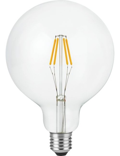 [SPL-LX023825302] SPL LIGHTING LX023825302 | LED E27 FILAMENT GLOBE G125X180MM 230V 360LM 4W 2500K 925 360° AC CLEAR DIMMABLE