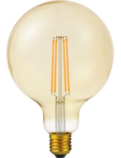 [SPL-LX023825675] SPL LIGHTING LX023825675 | LED E27 FILAMENT GLOBE G125X180MM 230V 530LM 7W 2200K 922 360° AC GOLD DIMMBALE