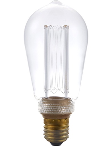 [SPL-L270016400] SPL LIGHTING L270016400 | LED E27 VINTAGE RUSTIKA ST64X145MM 230V 140LM 3.5W 2000K 820 360° AC CLEAR DIMMABLE