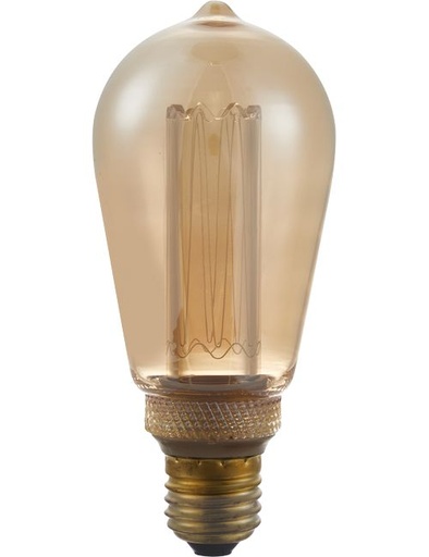 [SPL-L270016405] SPL LIGHTING L270016405 | LED E27 VINTAGE RUSTIKA ST64X145MM 230V 100LM 3.5W 1800K 818 360° AC GOLD DIMMABLE
