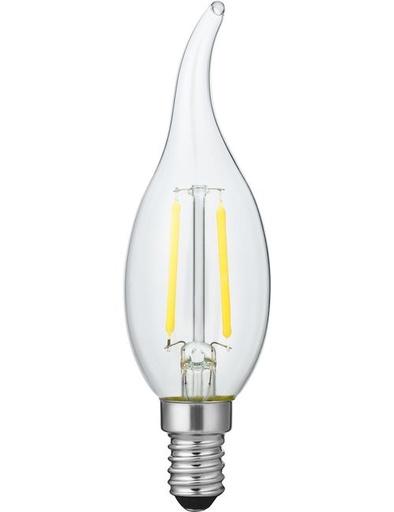 [SPL-LX023851509] SPL LIGHTING LX023851509 | LED E14 FILAMENT TIP CANDLE C35X120MM 230V 140LM 1.5W 2200K 922 360° AC CLEAR DIMMABLE