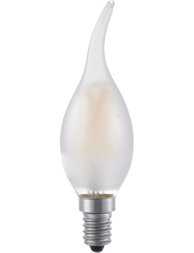 [SPL-LF023850301] SPL LIGHTING LF023850301 | LED E14 FILAMENT TIP CANDLE C35X120MM 230V 320LM 4W 2500K 925 360° AC FROSTED DIMMABLE