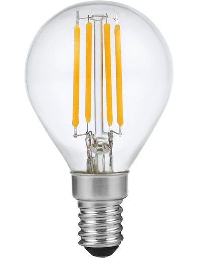 [SPL-LX023830302] SPL LIGHTING LX023830302 | LED E14 FILAMENT BALL G45X75MM 230V 320LM 4W 2500K 925 360° AC CLEAR DIMMABLE