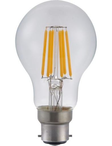 [SPL-L024070507] SPL LIGHTING L024070507 | LED BA22D FILAMENT GLS A60X105MM 230V 470LM 5.5W 2700K 927 360° AC CLEAR DIMMABLE