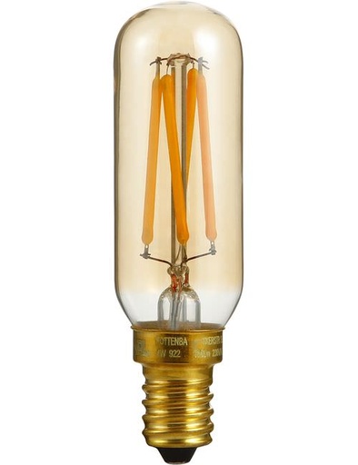 [SPL-LF023890305] SPL LIGHTING LF023890305 | LED E14 FILAMENT TUBE T25X85MM 230V 250LM 4W 2200K 922 360° AC GOLD DIMMABLE