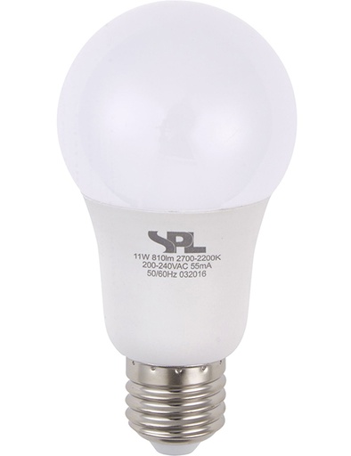 [SPL-L276081001] SPL LIGHTING L276081001 | LED E27 DTW GLS A60X118 230V 810LM 11W 920-927 270° AC OPAL DIM