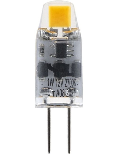 [SPL-L022450922] SPL LIGHTING L022450922 | LED G4 COB T10X31MM 12V 80LM 1.1W 2200K 822 330° AC/DC CLEAR DIMMABLE
