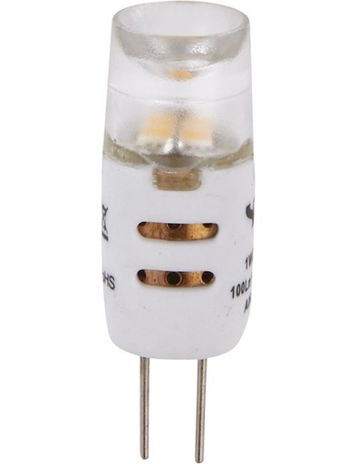 [SPL-L022451227] SPL LIGHTING L022451227 | LED G4 T10X32MM 12V 100LM 1W 2700K 827 170° AC/DC CLEAR DIMMABLE