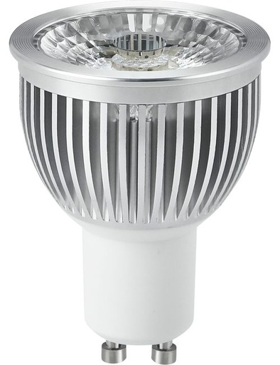 [SPL-L022738222-1] SPL LIGHTING L022738222-1 | LED GU10 MR16 PMMA 50X65MM 230V 400LM 5W 2700K 827 38° AC SILVER DIMMABLE