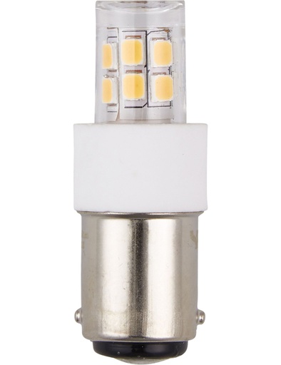 [SPL-L024352227-1] SPL LIGHTING L024352227-1 | LED BA15D TUBE T17X47MM 230V 255LM 2.1W 2700K 827 360° AC CLEAR NON-DIMMABLE