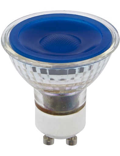 [SPL-L641770596] SPL LIGHTING L641770596 | LED GU10 GLASS 50X54 230V 5W 38° AC BLUE NON-DIM
