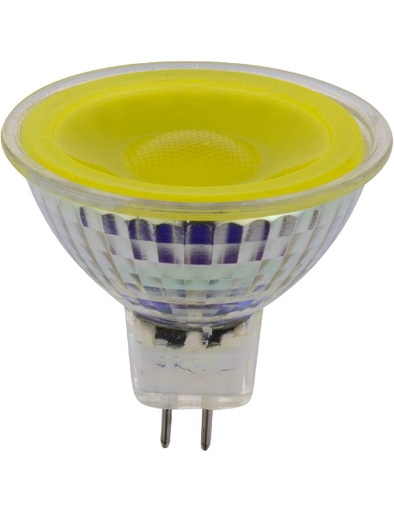 [SPL-L642790594] SPL LIGHTING L642790594 | LED GU5.3 MR16 GLASS 50X47.5 12V 5W 38° AC/DC YELLOW NON-DIM