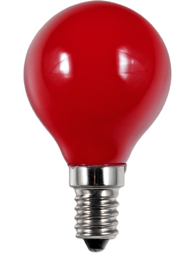 [SPL-L147215002] SPL LIGHTING L147215002 | LED E14 FILAMENT BALL G45X75MM 230V 1W 360° AC RED NON-DIMMABLE