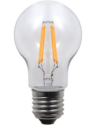 [SPL-L277355127] SPL LIGHTING L277355127 | LED E27 FILAMENT PC GLS A55X100MM 230V 320LM 3.5W 2700K 827 POLYCARBONATE 360° AC CLEAR NON-DIMMABLE