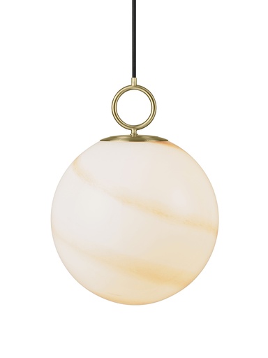 [HALO-745654] HALO DESIGN 745654 | STOCKHOLM - PENDANT LAMP Ø30 - MARBLE BROWN IP20