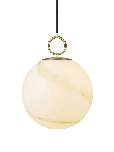 [HALO-745661] HALO DESIGN 745661 | STOCKHOLM - PENDANT LAMP Ø30 - MARBLE GREEN IP20