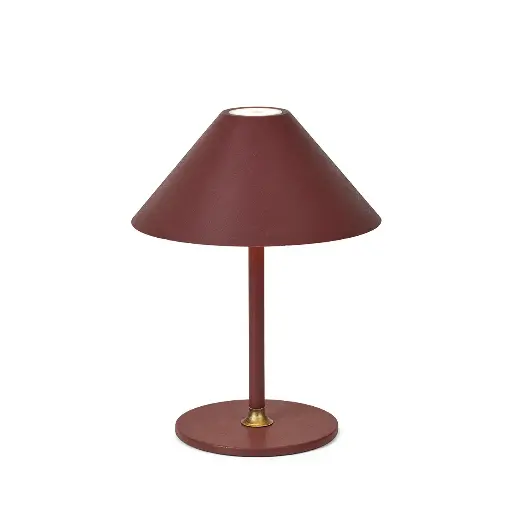 [HALO-800834] HALO DESIGN 800834 | HYGGE PORTABLE TABLE LAMP Ø15CM - MAROON RED 3000K 3W DIMMABLE IP54