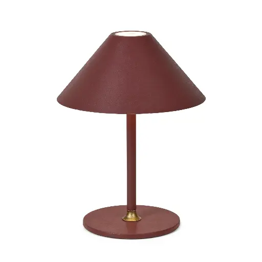 [HALO-801022] HALO DESIGN 801022 | HYGGE PORTABLE TABLE LAMP Ø19CM - MAROON 3000K 3W DIMMABLE IP54