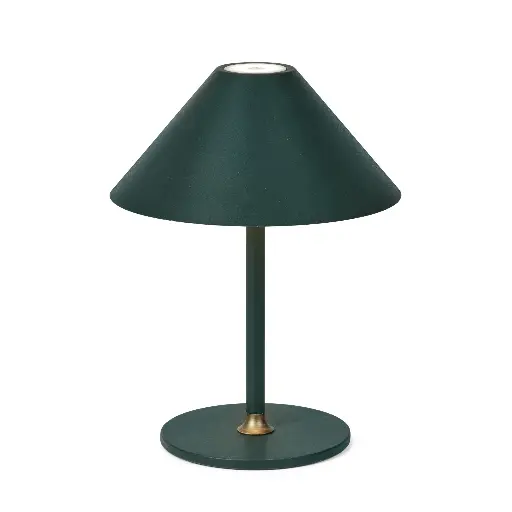 [HALO-801015] HALO DESIGN 801015 | HYGGE PORTABLE TABLE LAMP Ø19CM - DARK GREEN 3000K 3W DIMMABLE IP54