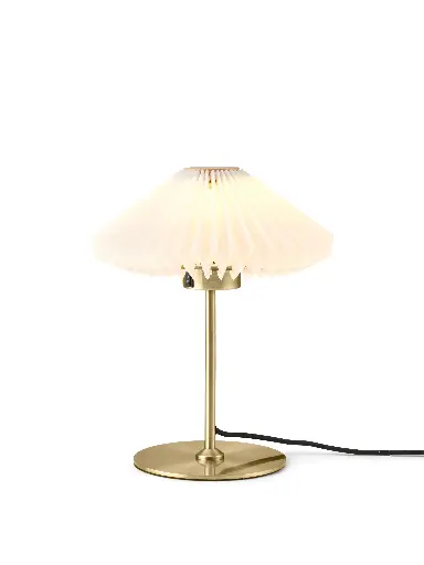 [HALO-744992] HALO DESIGN 744992 | PARIS - TABLE LAMP Ø24 - CLEAN WHITE / ANTIQUE BRASS IP20