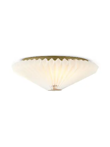 [HALO-745081] HALO DESIGN 745081 | PARIS - WALL/CEILING LAMP Ø40 - CLEAN WHITE / ANTIQUE BRASS IP20