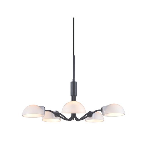 [HALO-740369] HALO DESIGN 740369 | KJØBENHAVN MINI CHANDELIER, BLACK 5 X G9 IP20