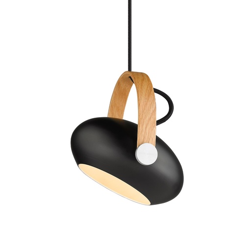 [HALO-734306] HALO DESIGN 734306 | D.C PENDANT Ø18 G9, BLACK / OAK IP20