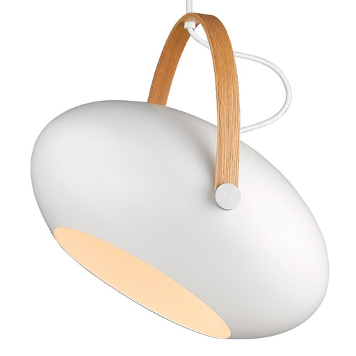 [HALO-734375] HALO DESIGN 734375 | D.C PENDANT Ø40 E27, WHITE / OAK IP20